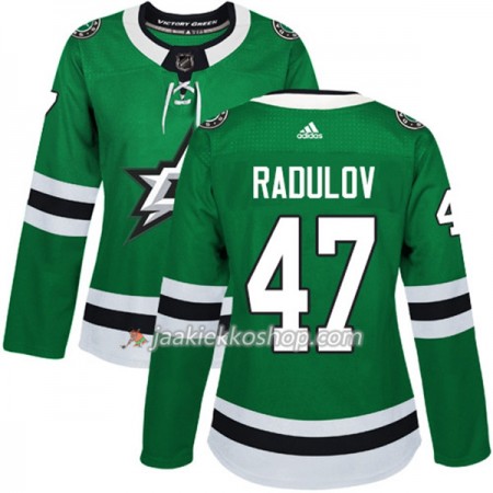 Nainen NHL Dallas Stars Pelipaita Alexander Radulov 47 Adidas 2017-2018 Kelly Vihreä Authentic